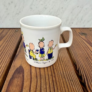Vintage 1981 Kiln Craft Staffordshire Coffee Break Mug by William Egan – England
