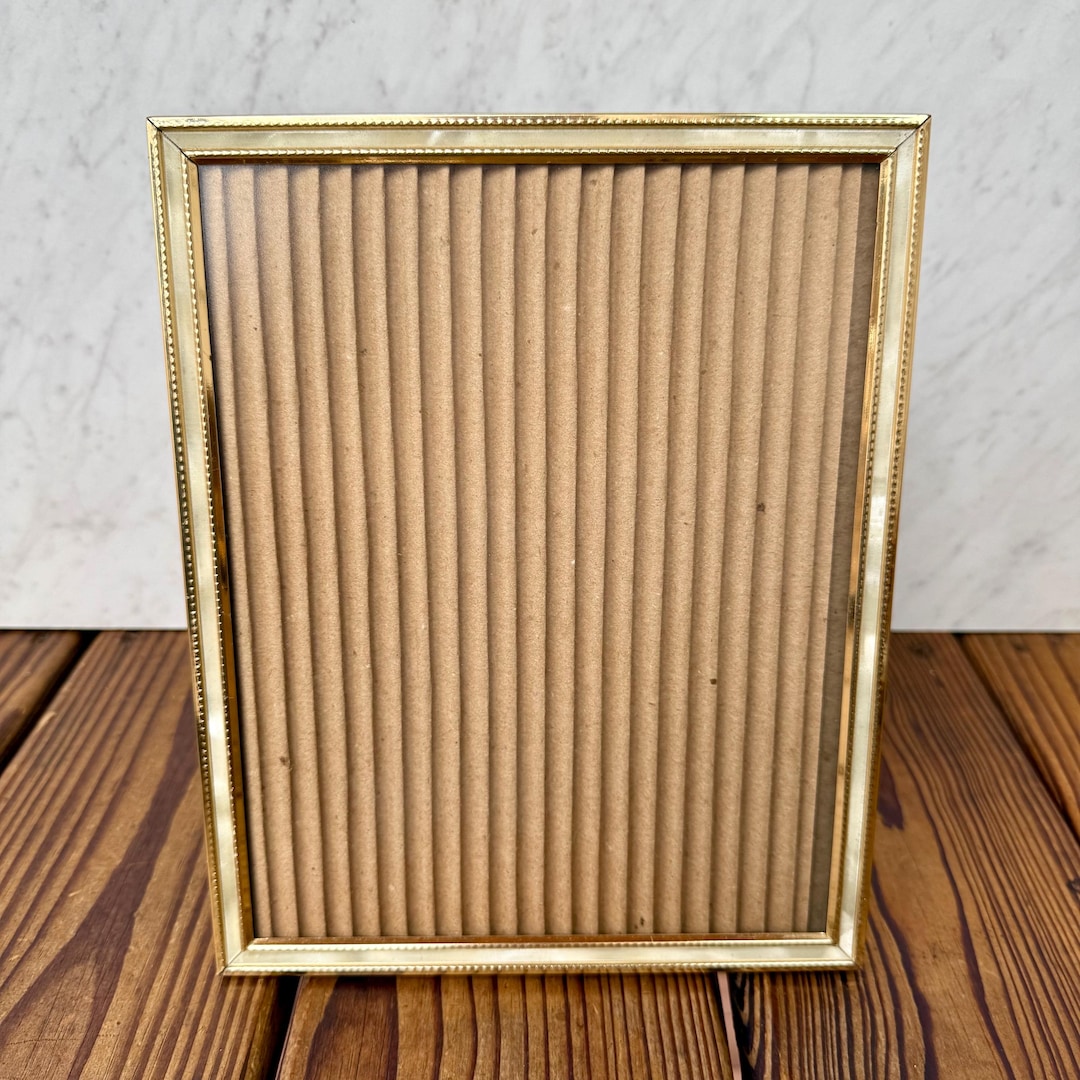 Vintage Intercraft 8x10 Gold Metal Picture Frame – Ornate Trim - Etsy