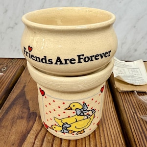 Vintage Country Ducks Potpourri Burner 1980s Giftco Friends Are Forever