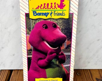 Barney y sus amigos Todos son especiales VHS 1992 Time Life Lyons Group Vintage