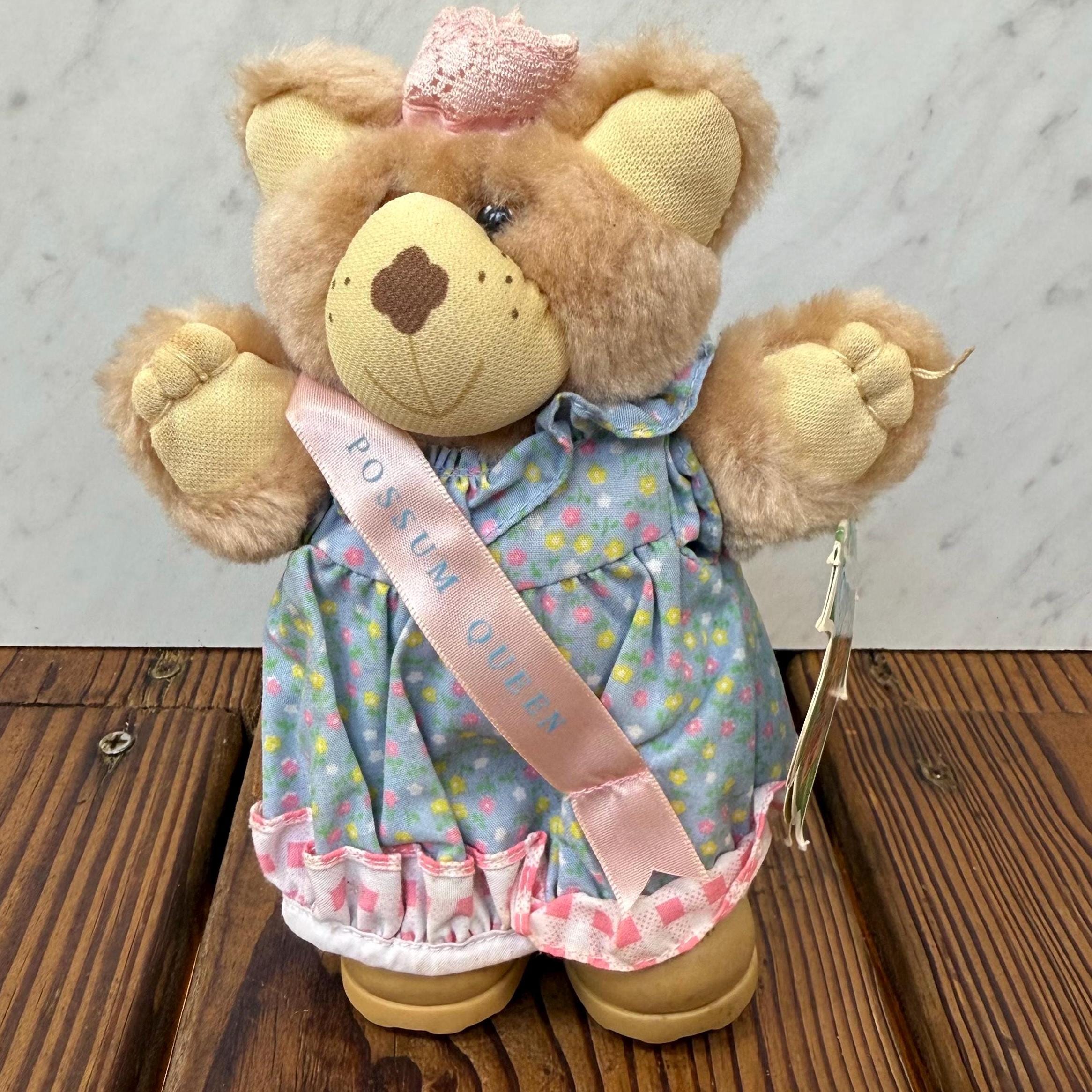 Vintage 1988 Selma Jean Furskins Possum Queen Plush With Tag