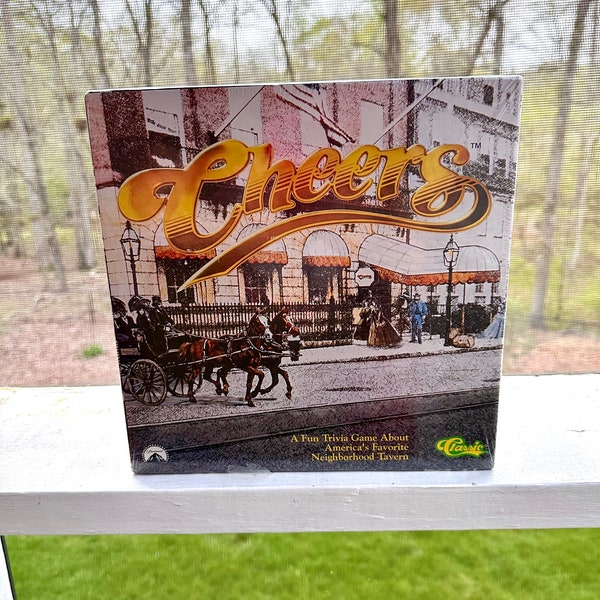 Vintage 1992 Cheers Collectible Trivia Board Game - America's Favorite Neighborhood Tavern - Where Everybody Knows Your Name - Unopened