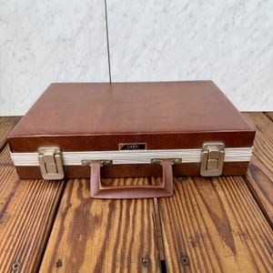 錆無し】大きな 缶 ケース 昭和 Old シャビー StorageCase 錆無し
