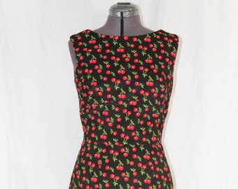 Cherry Corduroy Dress