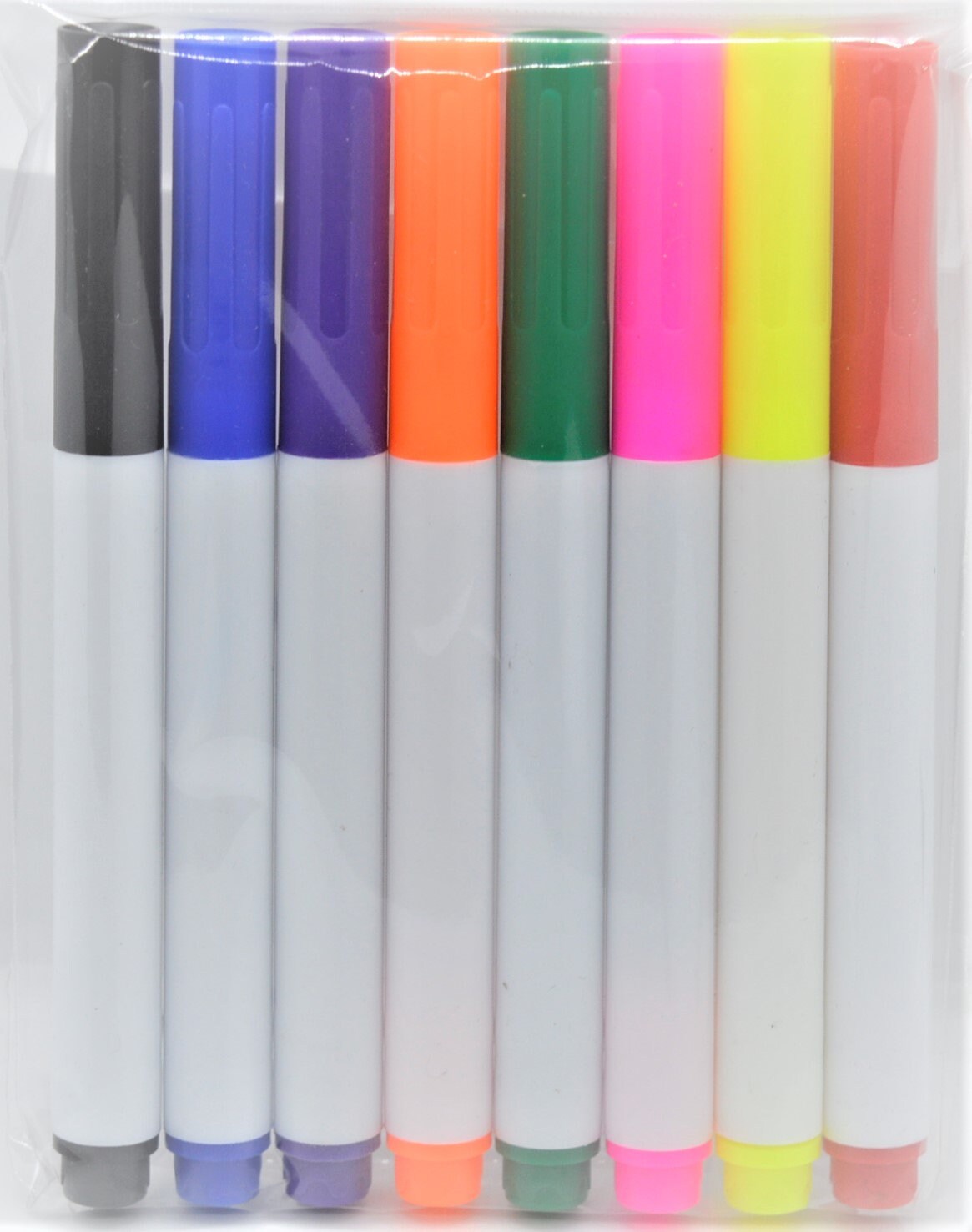 8 X Bullet Tip Dry Wipe Pens White Board Marker Pen Assorted Etsy