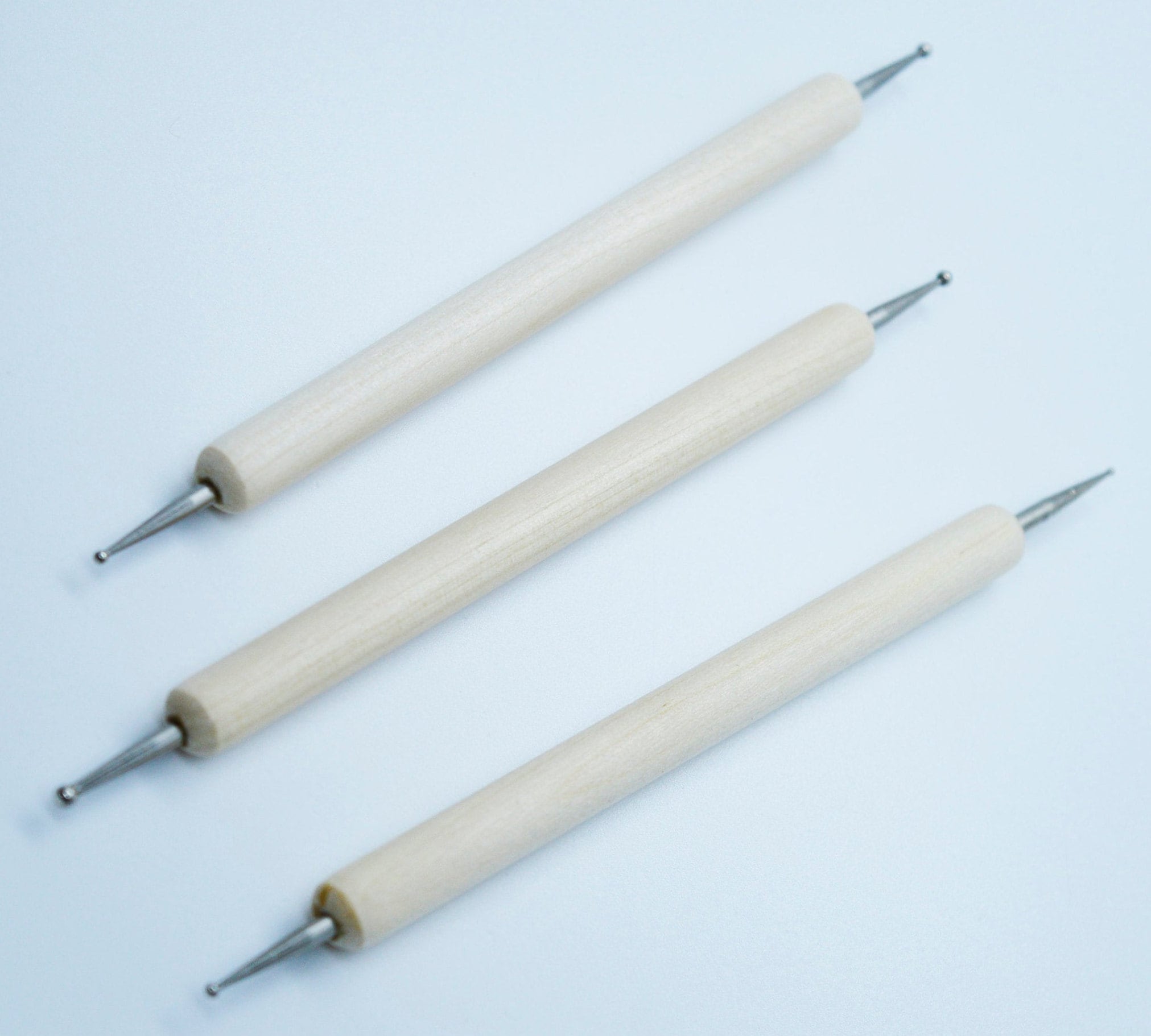 WOODEN Double Ended Embossing Stylus Tools 3 Embossing Tool Etsy 日本