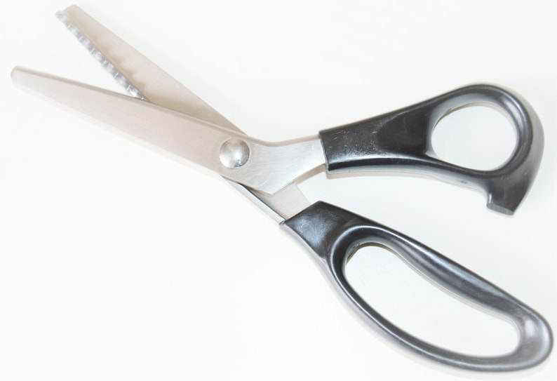 Zig Zag Scissors Pinking Fabric Tailoring Craft Paper Etsy UK