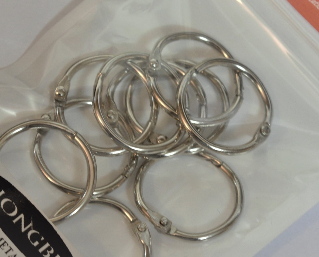 25mm Binding Metal Split Rings O Book Binding Album Key Ring Hoop ...
