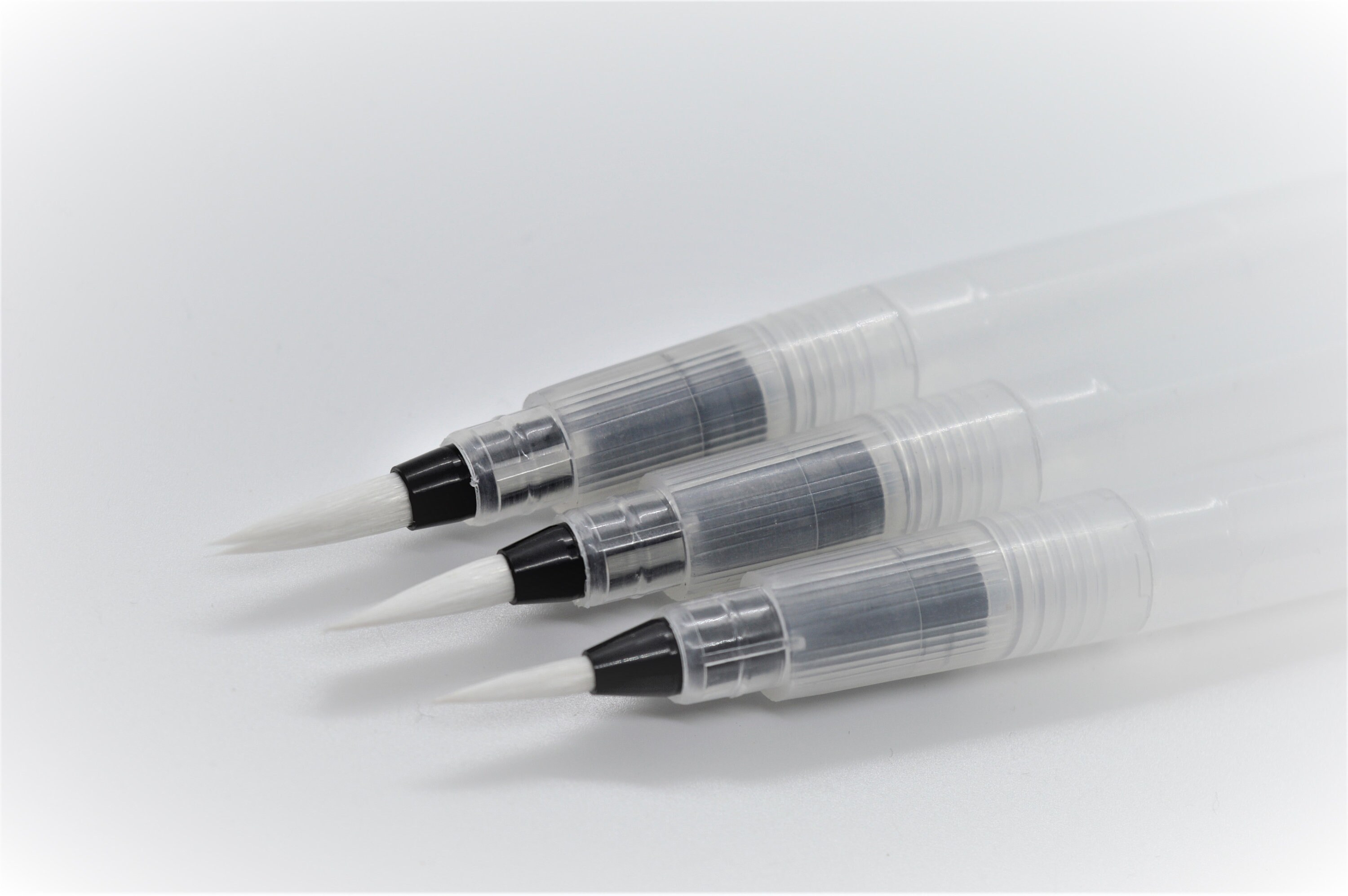 Set of 3 Water Colour Brush Watercolour Paint Brushes Aqua Flo Etsy