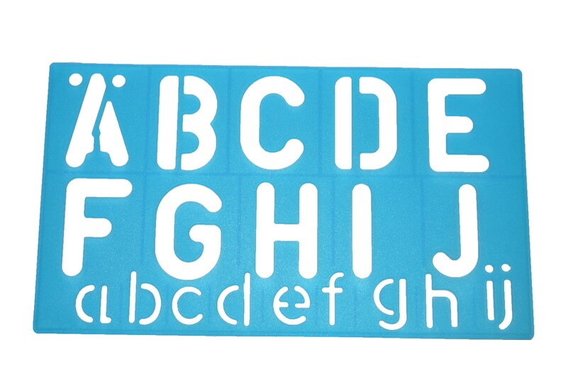 50mm Height Large Stencils Set Letters Numbers Alphabets Etsy