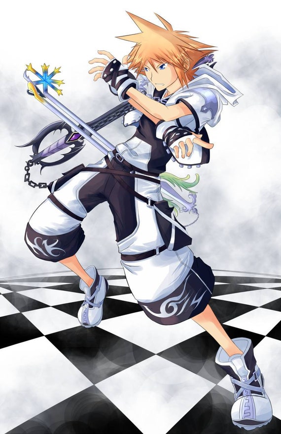 Kingdom Hearts 2 - Sora Art Print by Outer Ring