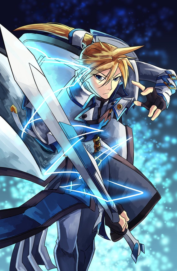Ky Kiske Guilty Gear Print Poster Etsy