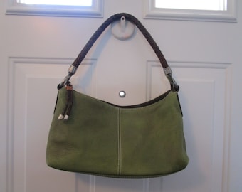 fossil olive green handbolsa