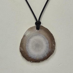 Spherical Chalcedony Pendant Necklace, Free Shipping (25307), Chalcedony Necklace, Chalcedony Pendant, Pendantlady