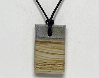 Owyhee Picture Jasper Pendant Necklace, Free Shipping (24131), Landscape Jasper Necklace, Jasper Pendant, Pendantlady