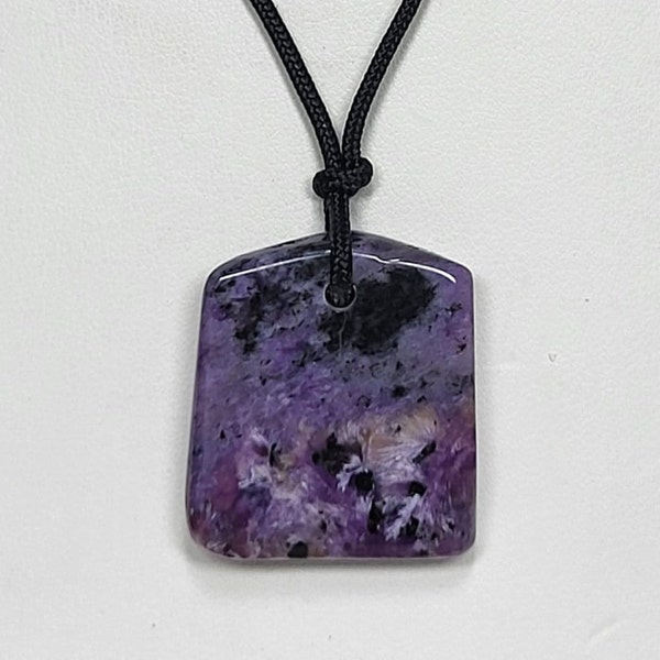 Charoite Pendant Necklace, Free Shipping (23879), Charoite Necklace, Charoite Pendant, Pendantlady