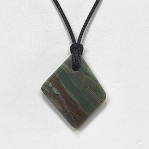 Pilbara Prase Pendant Necklace, Free Shipping (23880), Australian Pilbara Prase Necklace, Prase Pendant, Pendantlady