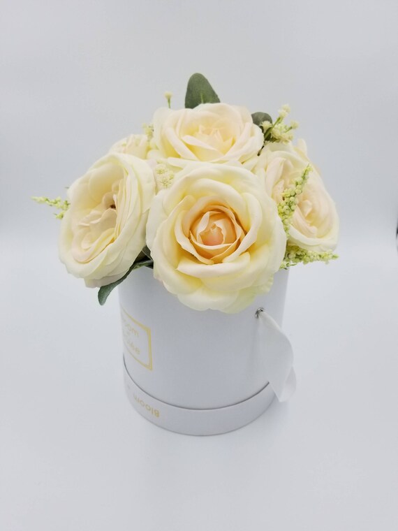 Vente Arrangement Floral Dans Boîte Ronde Fleur Bouquet