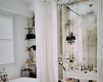 Antique Mirror Tiles: USA Made Interior Design. The price is for 1 tile.
