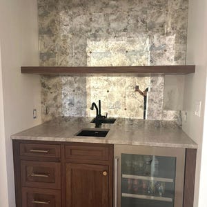 Antique Mirror Tiles: USA Made, 1/8&#39;&#39; Thick