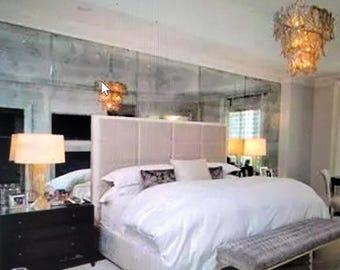 Antique Mirror Tiles: USA Made, Luxurious Interior Design. The price is for 1 tile.