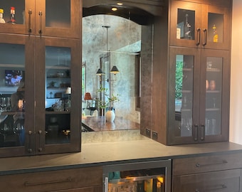 Antique Mirror Tiles: Luxurious Interior Design, Made in USA. The price is for 1 tile.