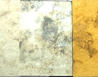 3  samples of 6" x 6" mirror tiles ,  Free delivery.