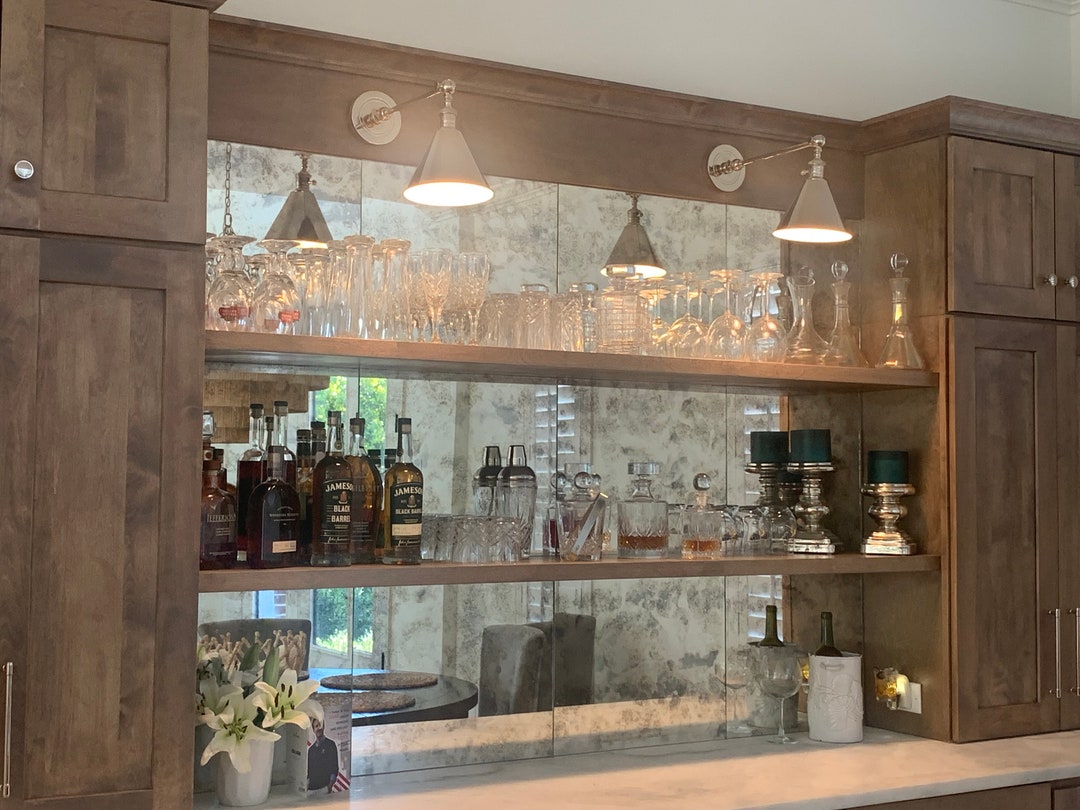 Antique Mirror in Modern Interior, Antique Mirror, Vintage Mirror, Old