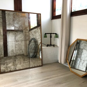 Mirrors for luxurious interiors, Antique mirror tiles for interior design, Antique mirror, Vintage mirror, Mirror tiles, Old mirror