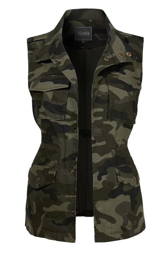 New LOVE TREE Anorak Utility Camouflage 