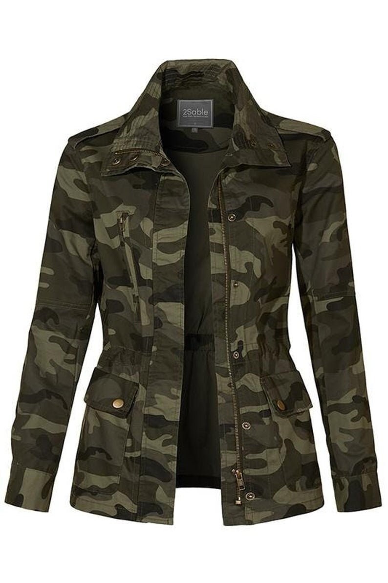 Olive Green Utility Jacket -  Canada