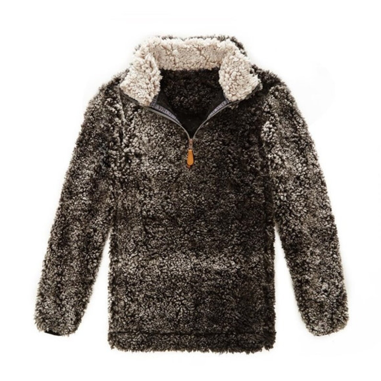 New Katydid Black sherpa fleece sweatshirt pullover M L XL XXL | Etsy