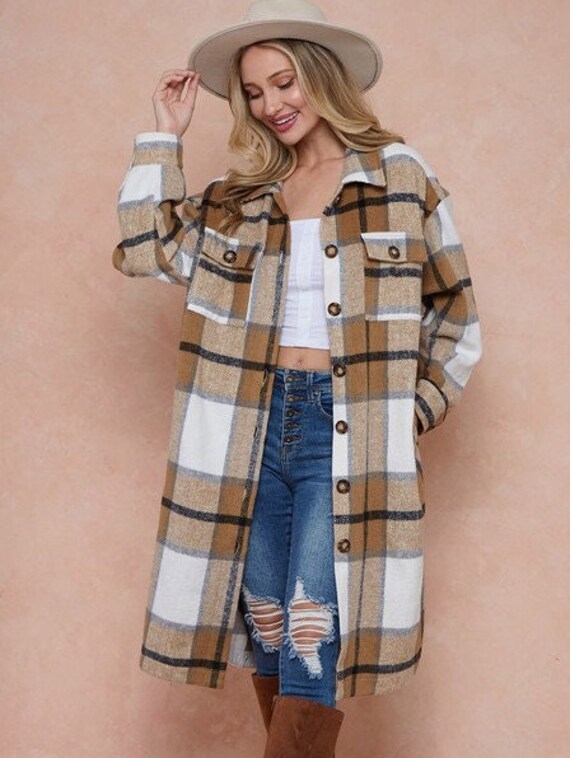 New ON BLUE Duster Cardigan Brushed 