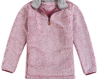 New Katydid Black sherpa fleece sweatshirt pullover M L XL XXL | Etsy