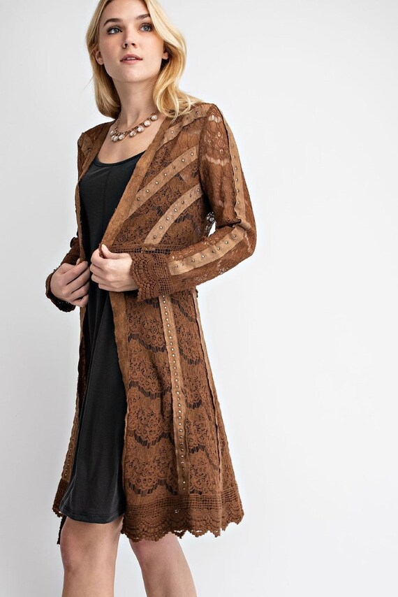 Camel colored deals duster sweater
