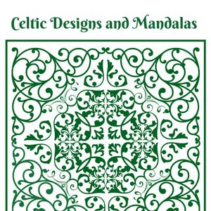Adult Coloring Book/Celtic Designs and Mandalas Coloring Book/Celtic Coloring/Adult Coloring/Coloring Pages