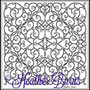 Coloring Page/Celtic Interlacing Tile/Adult Coloring/Celtic Coloring/Colouring Page
