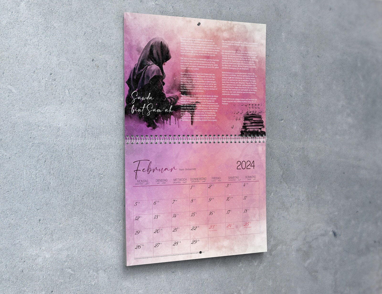 Islamic Calendar 2024 NEW Hijri Calendar 2024 Hijri Etsy