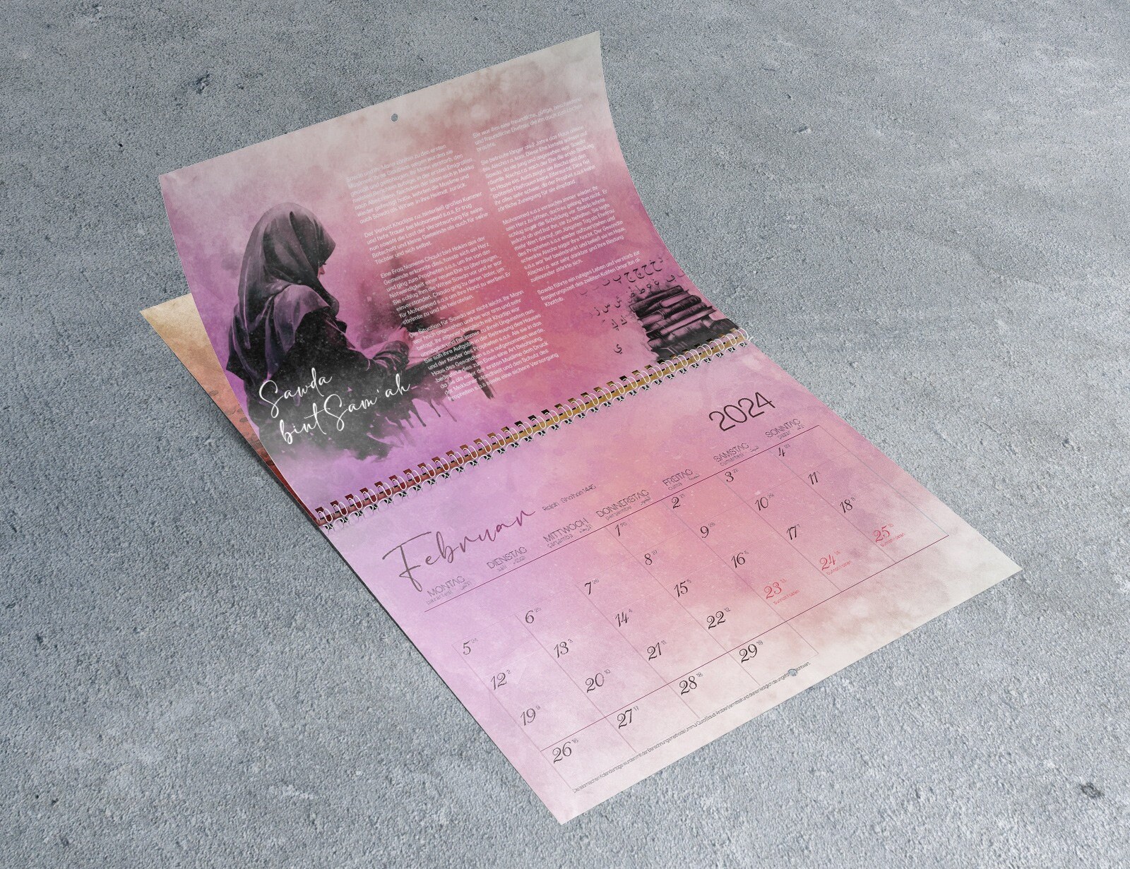 Islamic Calendar 2024 NEW Hijri Calendar 2024 Hijri Etsy