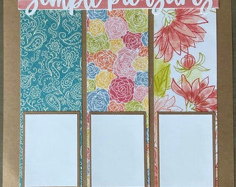 Simple Pleasures- 12x12 Premade Scrapbook Layout