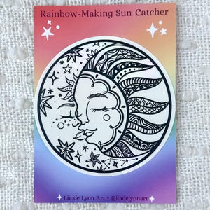 Sun and Moon Sun Catcher, Rainbow Maker
