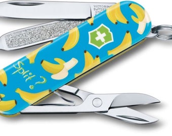 From the 2019 Victorinox Classic Collection Swiss Army Knife - Banana Split