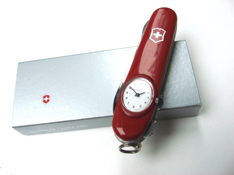 Victorinox Time Keeper Swiss Army Knife Discontinued Model Etsy