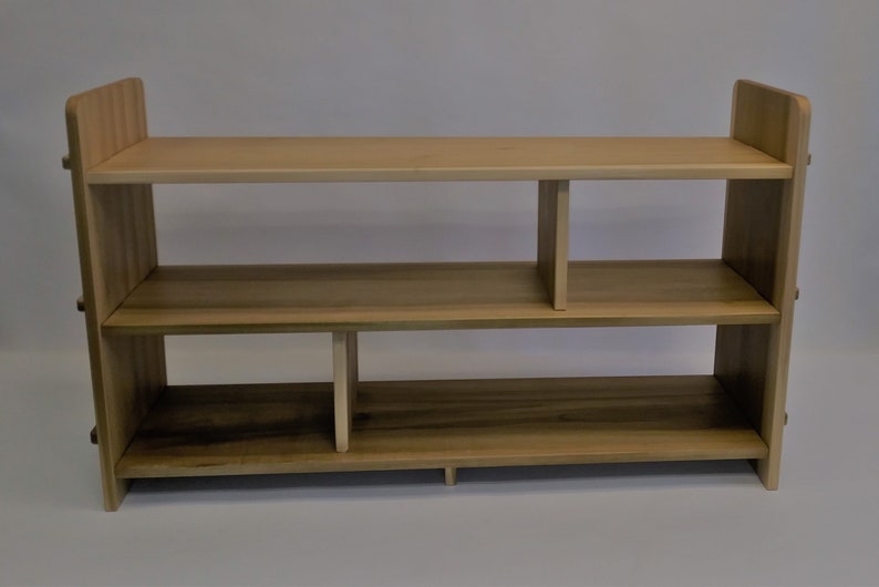 Children's book case, Montessori sensorial shelves, classroom bookshelf, kids bookshelf