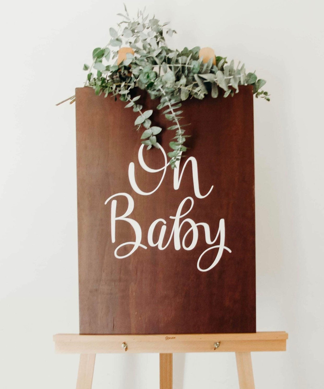 Buy Wooden oh Baby Baby Shower Sign Online in India Etsy