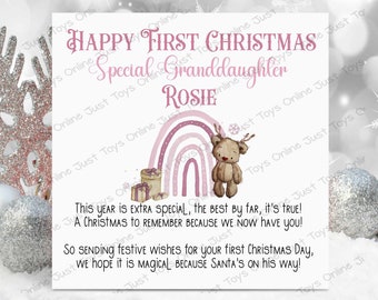 Special Dad Christmas Card - Farm Animals In The Snow With An Embossed Foil Finish- Eco-Friendly - View #7