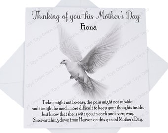 Thinking of You on Mother's Day Card, Sympathy Loss Card for Friend ...