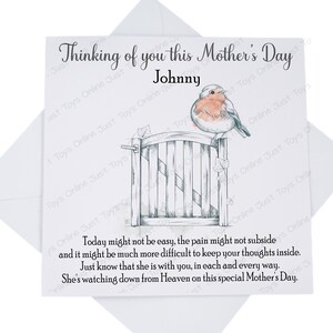Thinking of You on Mother's Day Card, Sympathy Loss Card for Friend ...