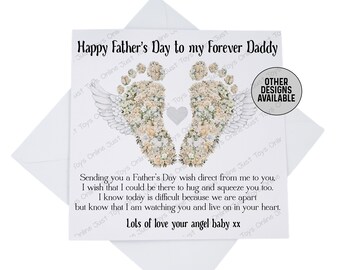 Father's Day Card From Baby in Heaven, Fathers Day Card for Daddy