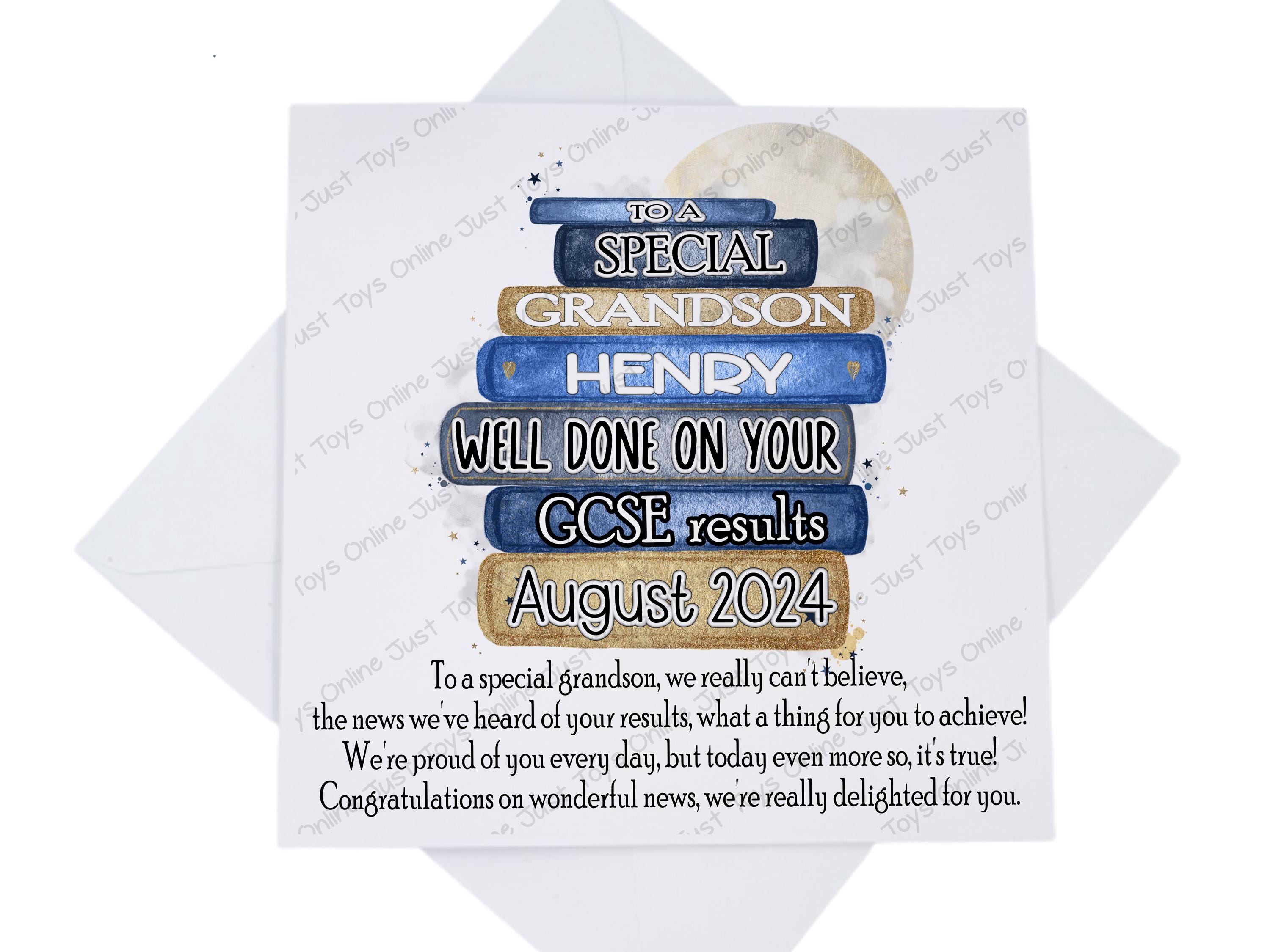 Congratulations on Your GCSE A Level Results Card, Well Done Results ...